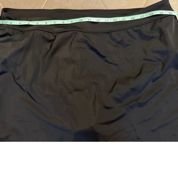 Women’s 24W Black Swim Skirt Plus Size High Waist Swim Bottom - Picture 4 of 4